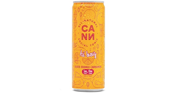 CANN - CANN - Blood Orange Cardamom Hi'er Boys Tonic - Single Serve 12oz Can
