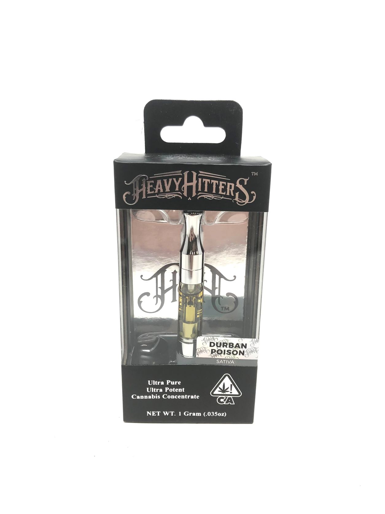 HEAVY HITTERS DURBAN POISON 1G CART Port Hueneme Marijuana