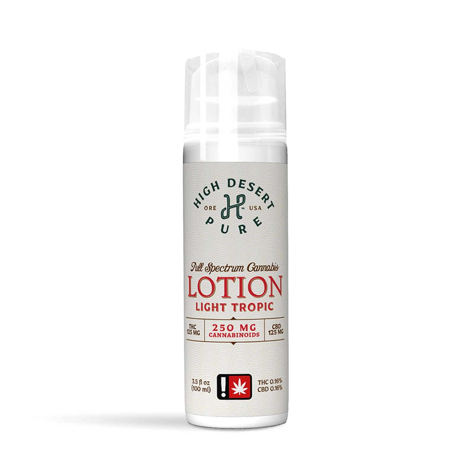 High Desert Pure - Lotion - Light Tropic - 250mg (1:1) - High Desert Pure Main Image