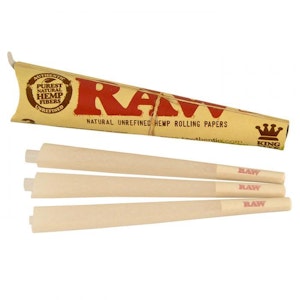 RAW - RAW Classic - King Size Pre Rolled Cones - 1 1/4 - 3pk
