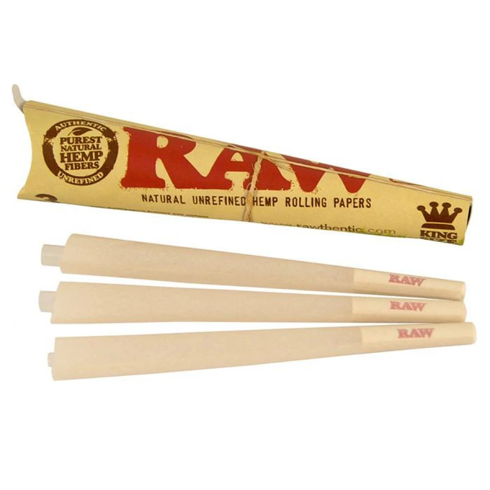 RAW - RAW Classic - King Size Pre Rolled Cones - 1 1/4 - 3pk Main Image