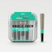 BOUTIQ | Snack Pack | Maui Wowie x Glowberry | 2.5G 5PK Infused Prerolls