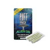 PUFF Alien OG Pre-Roll 5-Pack 2.5g