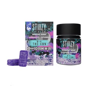 STIIIZY - STIIIZY 150mg 2:1 CBN Midnight Berry Gummies 10ct