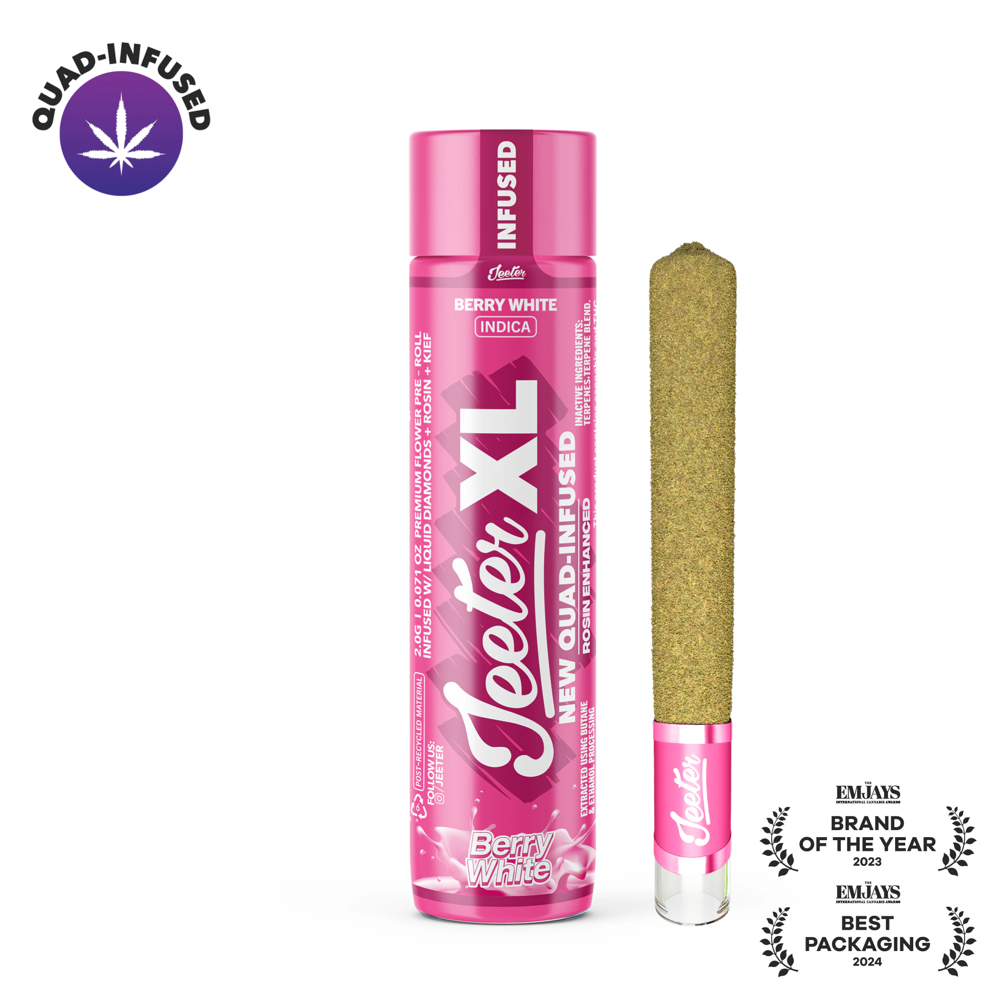 Jeeter - Jeeter XL | Berry White | Infused Preroll | 2g Main Image