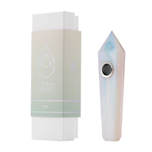 ASTRAL PROJECT - OPALITE GEMSTONE PIPE - ASTRAL PROJECT