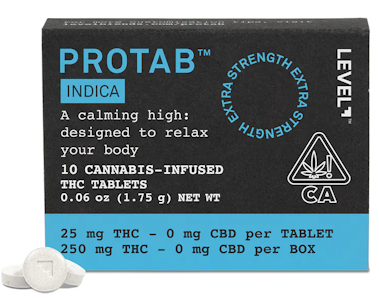 LEVEL - LEVEL: Protab Indica 10-Piece/250mg