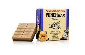 Punch Edibles - 100mg Punchbar Combo - Peanut Butter Milk Chocolate Crunch