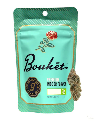 Bouket - Glitter Bomb -Indica- 29.3% THC | 7g Bag (Flower) | Bouket   -AC7 FRONT