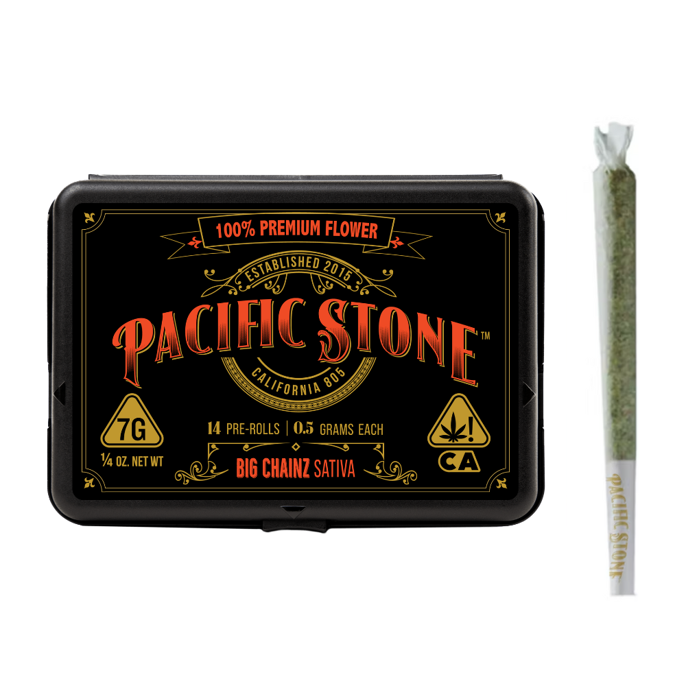 7g Big Chainz Pre-Roll Pack (.5g - 14 Pack) - Pacific Stone picture