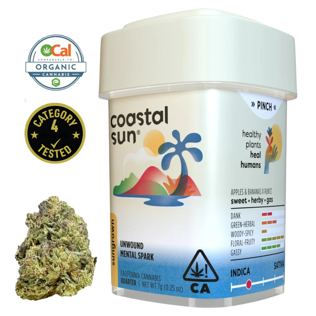 Coastal Sun - Permanent Marker (I) | 7g Sun Grown Flower | Coastal Sun Main Image