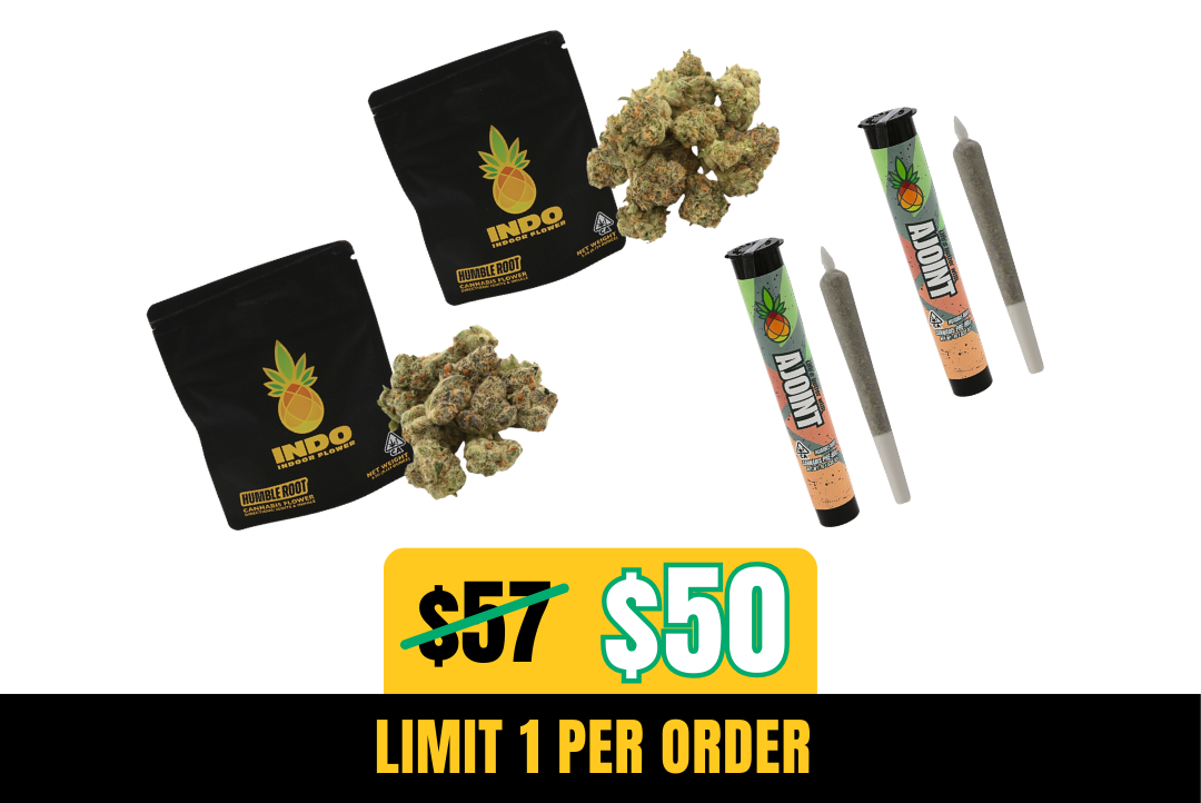 7g Humble Root Indo Flower + Bonus 2g Pre-Rolls picture