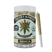 7g Grape God Pre-Roll Pack (Greenhouse) (.5g - 14 pack) - Quiet Kings
