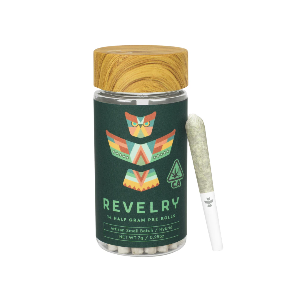 REVELRY - 7g Peanut Butter Cups Pre-Roll Pack (.5g - 14 pack) - Revelry Main Image