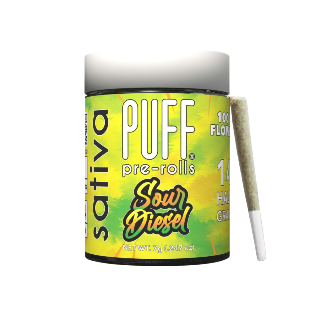 7g Sour Diesel Pre-Roll Pack (.5g - 14 pack) - Puff picture
