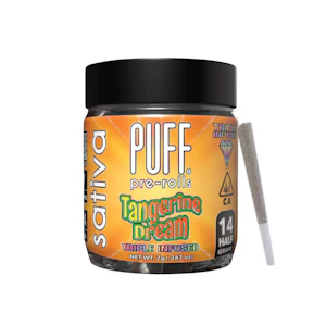 PUFF - 7g Tangerine Dream Diamond Infused Pre-Roll Pack (.5g - 14 pack) - Puff