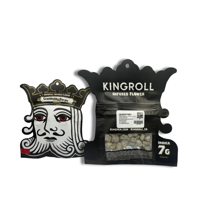 7g Granddaddy Purple Infused (Indoor Smalls) - KingPen picture