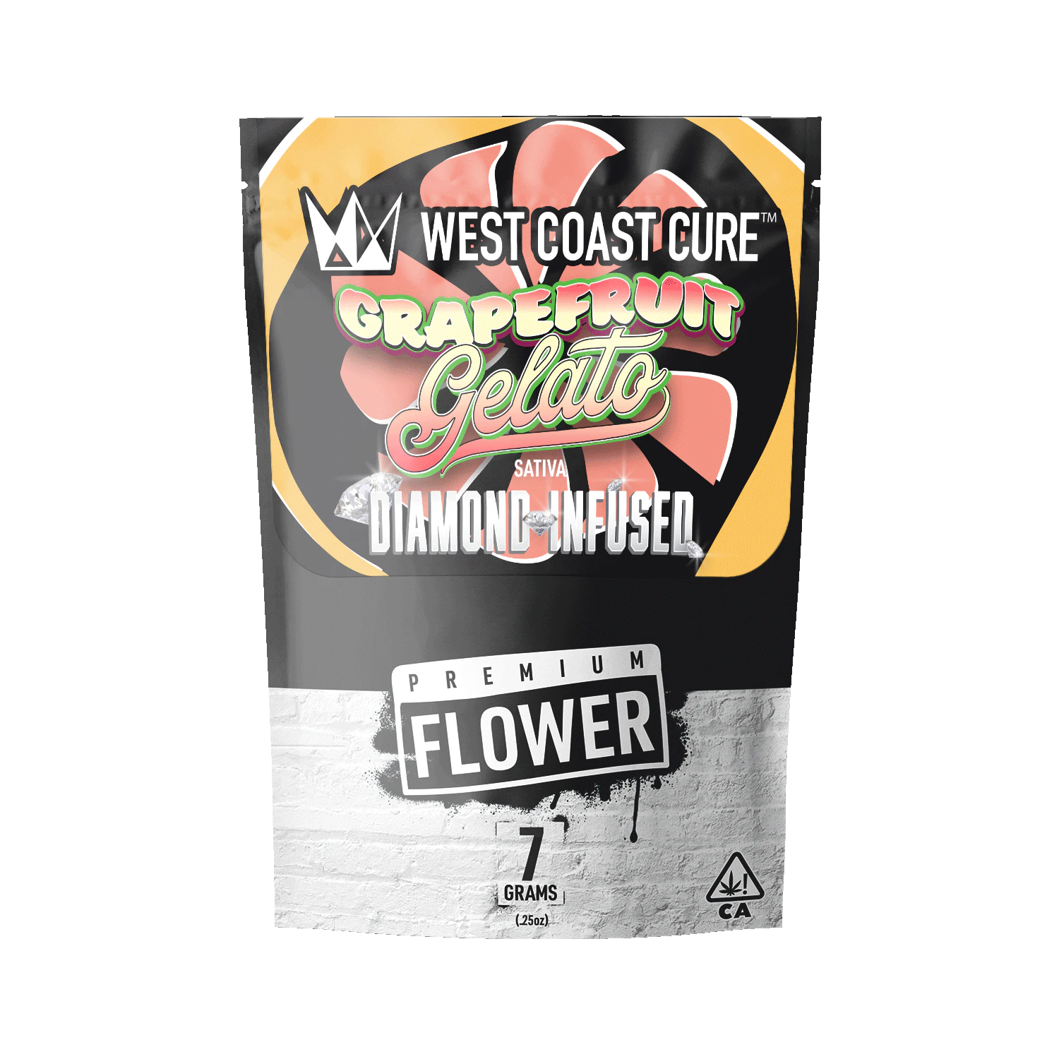 West Coast Cure - WCC | Diamond Infused Flower | Grapefruit Gelato | 7g Main Image