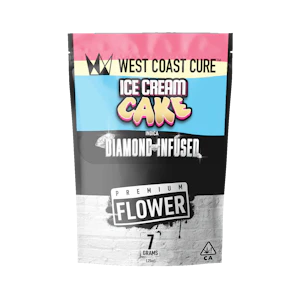 West Coast Cure - WCC | Diamond Infused Flower | Ice Cream Cake | 7g