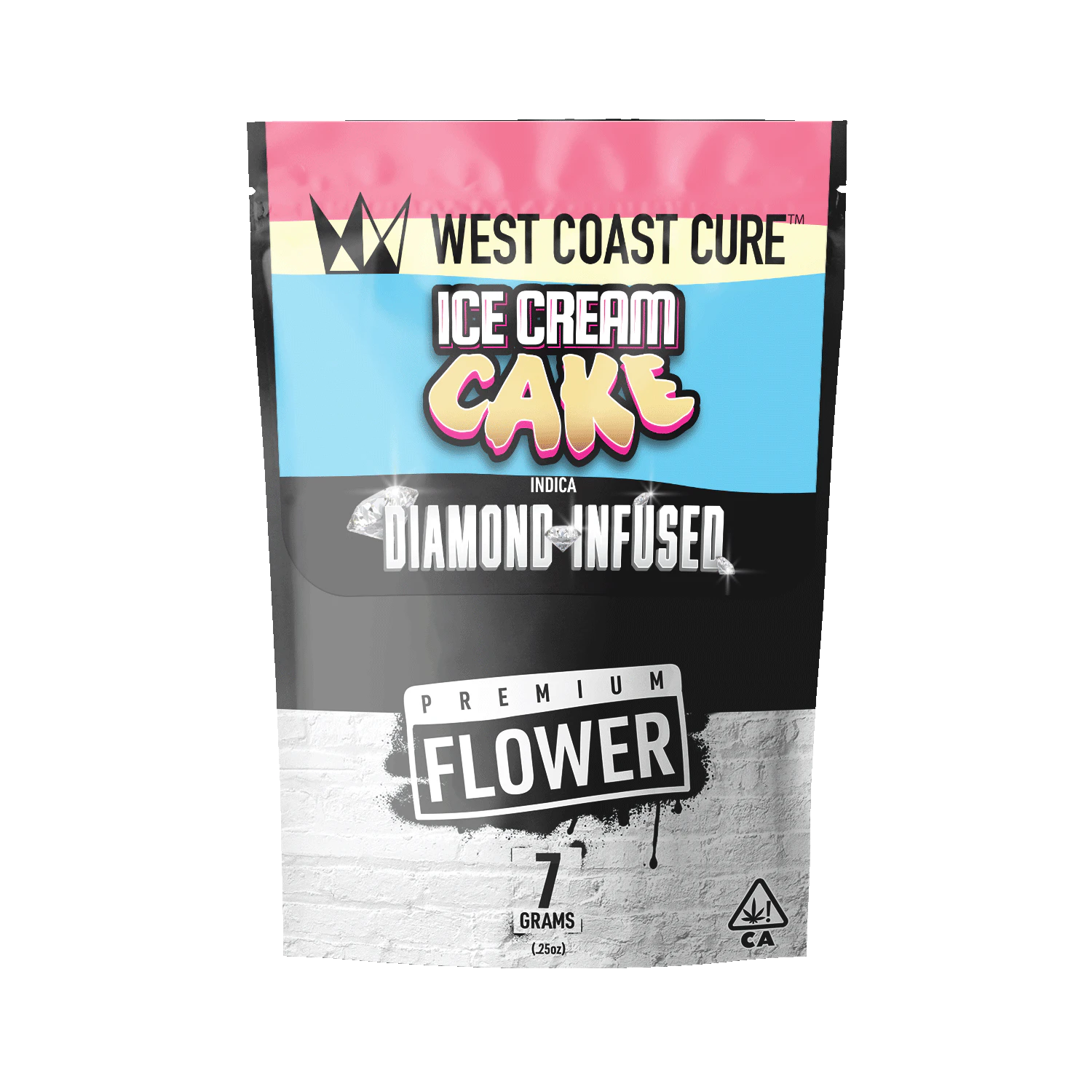 West Coast Cure - WCC | Diamond Infused Flower | Ice Cream Cake | 7g Main Image