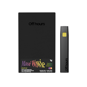 Off Hours - off hours- 1g all in one vape pen (Sativa Maui Wowie)
