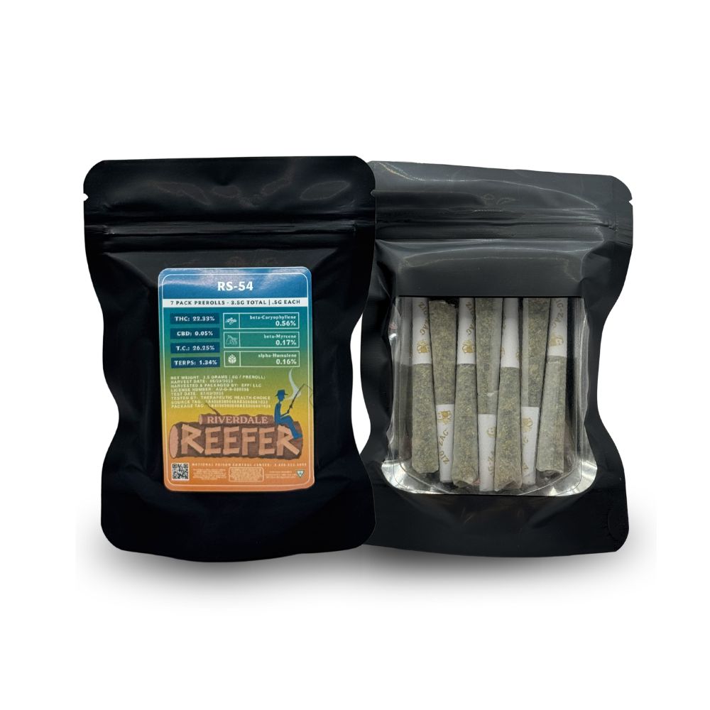 RS-54 7pk Prerolls (3.5g total/.5g each) - RIVERDALE REEFER