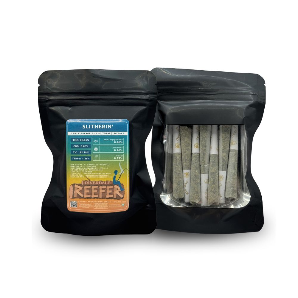 Slitherin' 7pk Prerolls (3.5g total/.5g each) - RIVERDALE REEFER