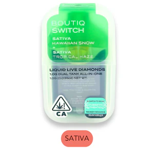 Boutiq - Boutiq - Live Resin Double - Hawaiian Snow x Tropical Haze - RTU - 1.0g