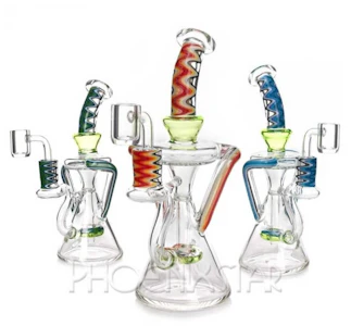 Nexus - 8 Inch Phoenix Molino Recycler Water Pipe