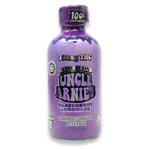 UNCLE ARNIE'S - Uncle Arnies - Live Resin Blackberry Lemonade - 8oz - Beverages - 100mg