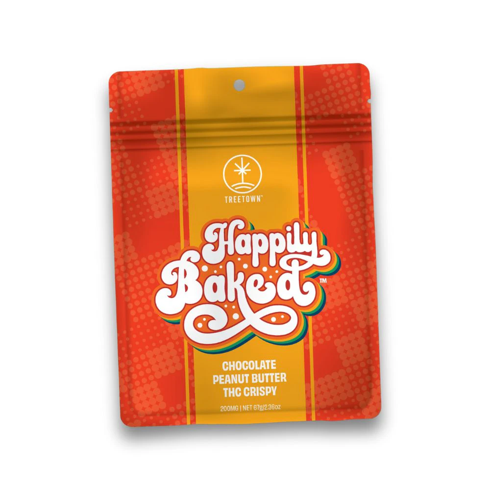 Treetown - Chocolate Peanut Butter 200mg Crispy Rice Square (1x200mg) - TREETOWN Main Image