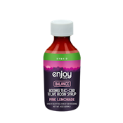 Enjoy 800 mg Balance 1:1 Live Rosin Delta 9 THC/CBD Syrup - Pink Lemonade (Hybrid)
