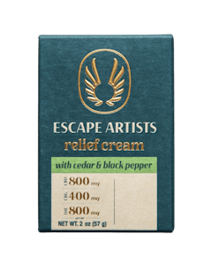 ESCAPE ARTISTS - Cedar & Black Pepper 2oz. Relief Cream 
