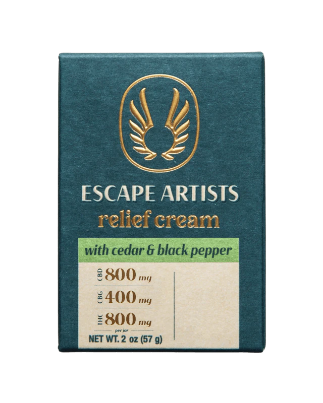 Escape Artists - Cedar & Black Pepper 2oz. Relief Cream  Main Image