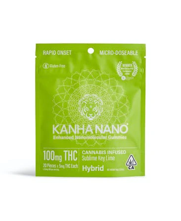 Kanha - Hybrid Sublime Key Lime | 100mg THC Edible | Kanha Nano  Main Image