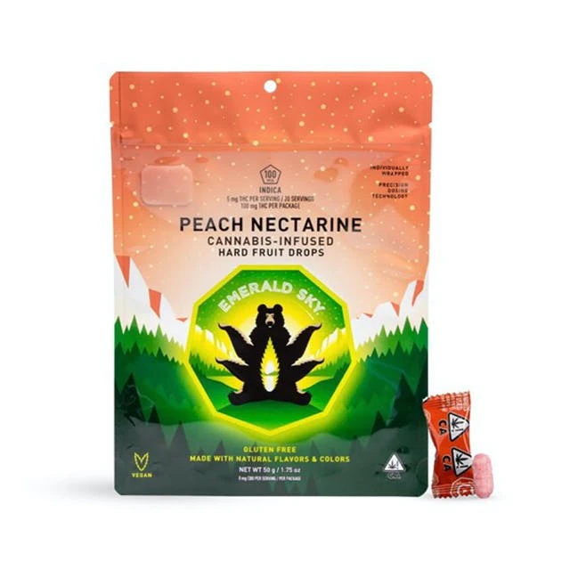 Emerald Sky - Emerald Sky Peach Nectarine Lozenges 100mg Main Image