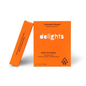 ROSE DELIGHTS - Apple Ume Ginger Turkish Delights - 100mg (I) - Rose Delights