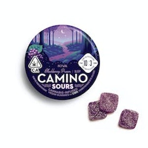 Kiva Confections - Kiva | Camino Sours - 10mg Blackberry CBN 