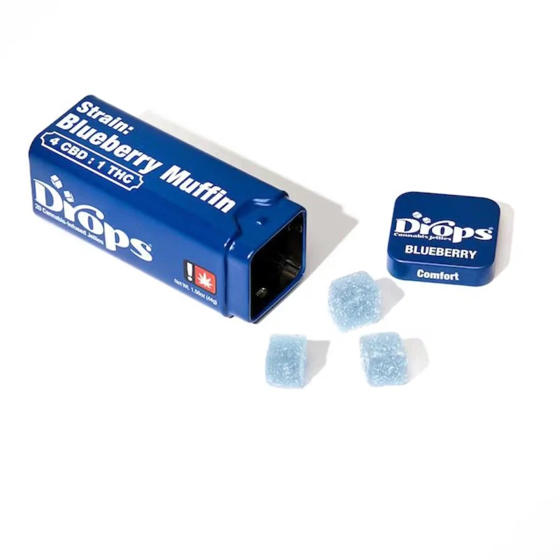 Drops - Black Currant Gummies 20pk | 1:1:1 THC:CBD:CBN | 100mg Main Image