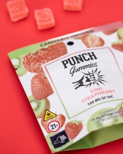 Punch Gummies - Punch Gummies - Kiwi Strawberry - 100mg