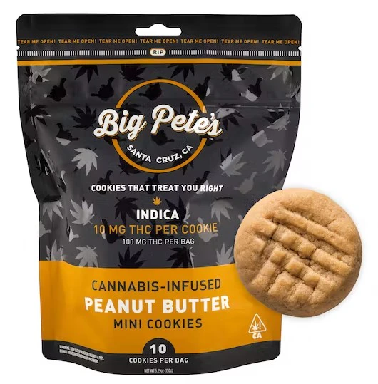 Big Pete's Treats - [Big Pete's] THC Cookies - 100mg - Peanut Butter (I) Main Image