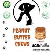 CBD For Pets - Peanut Butter Flavored Chews 50mg