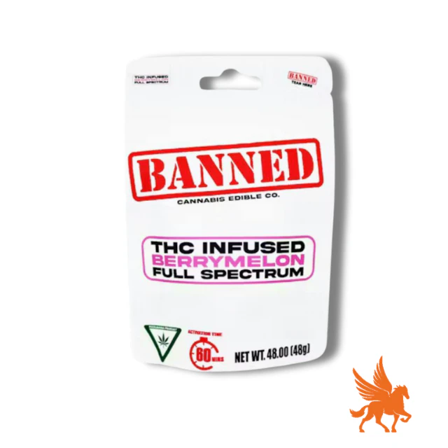Banned - Banned | Berry Melon | Live Hash Rosin Gummy | 200mg Main Image