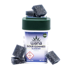 WANA - WANA SOUR GUMMIES BLUEBERRY 100mg RELAXING