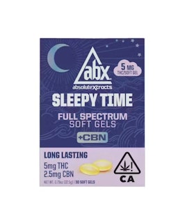 Absolute Extracts - [ABX] CBN Soft Gels - 2:1 - 5mg 30ct Sleepy Time Solventless 