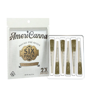 Americanna - 6g Sour Diesel Lemon Kush Infused Pre-Roll Pack (1g - 6 Pack) - Americanna