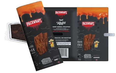 PACKWOODS - Packwraps - 2pk Slow Burning Wraps - Yummy Mango