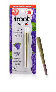 Froot - Froot Infused Preroll 1g Grape Ape