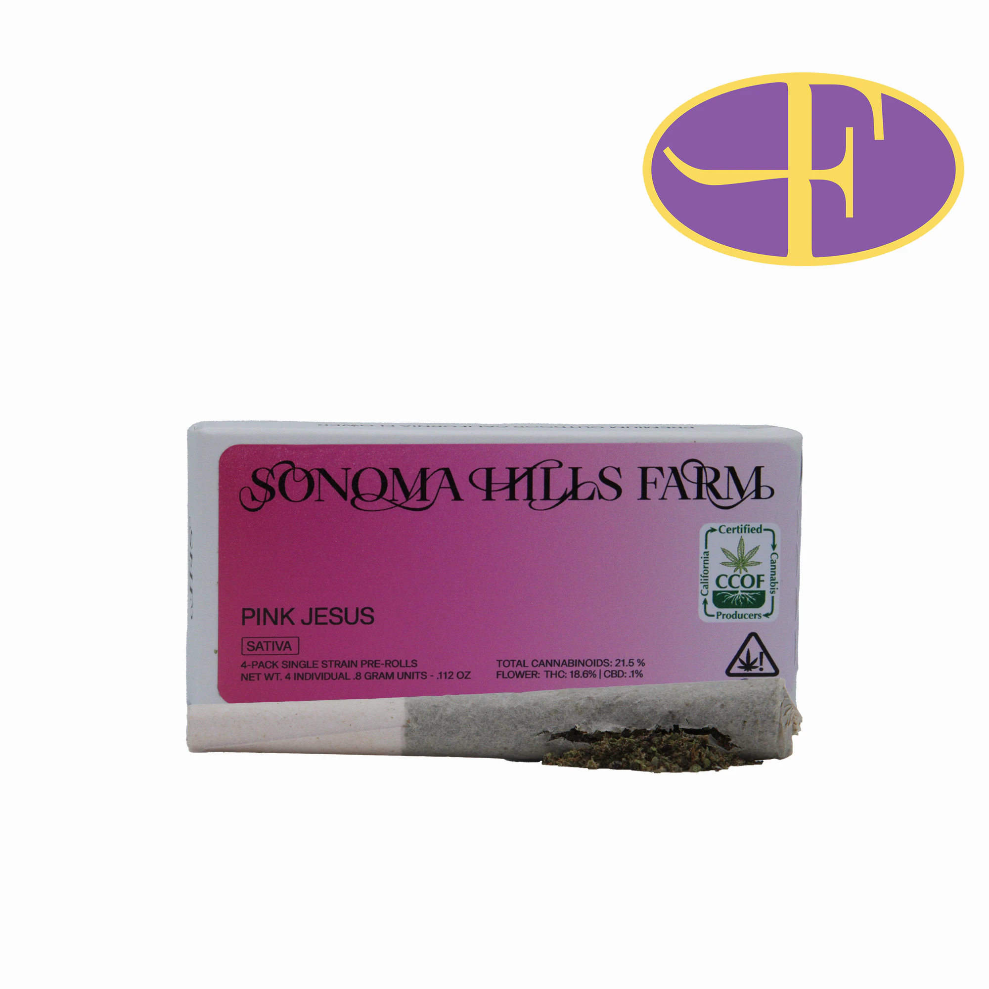 Sonoma Hills - Pink Jesus Pre-Roll Pack (4pk) Main Image