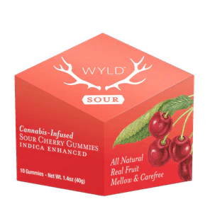 WYLD - [WYLD] Gummies - 100mg - Sour Cherry (I) Main Image
